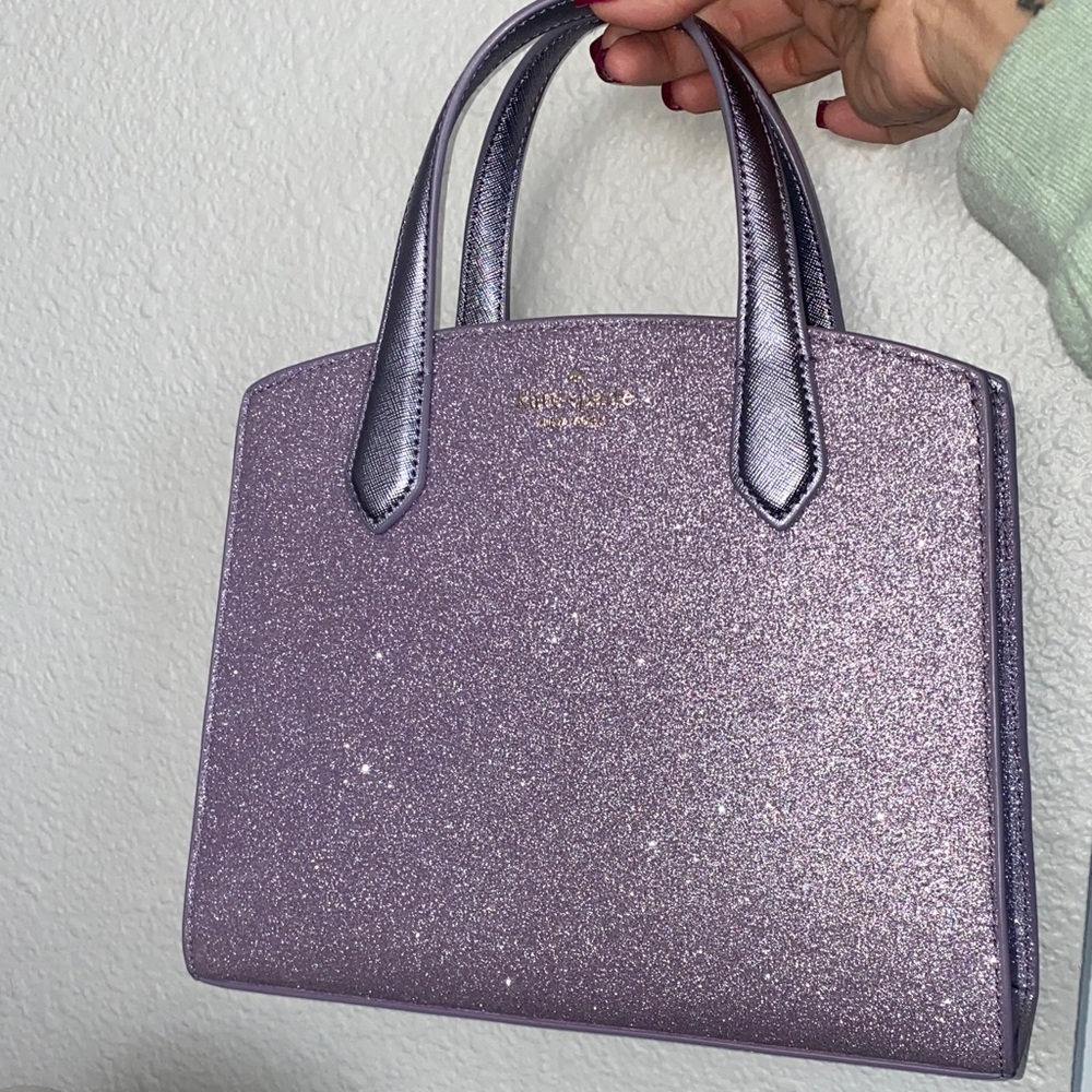 Kate Spade Lavender Glitter Satchel